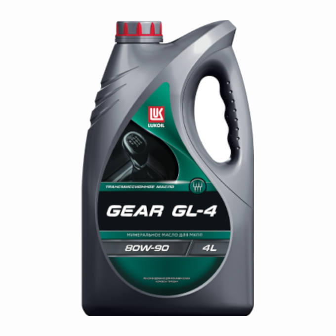 Масло LUKOIL GEAR GL-4 80W90, канистра 4л/3,532кг