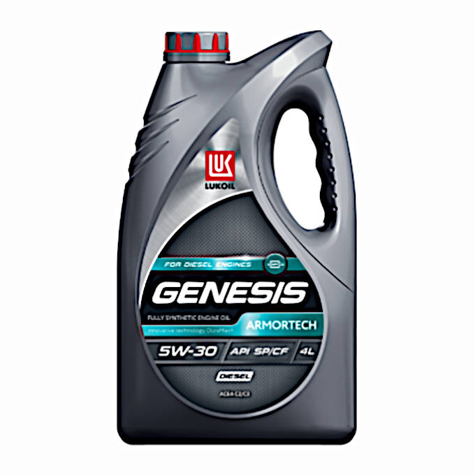 Масло LUKOIL GENESIS ARMORTECH DIESEL 5W-30 SP/CF, канистра 4л/3,404кг