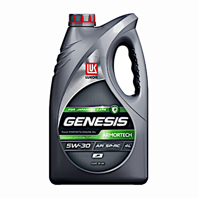 Масло LUKOIL GENESIS ARMORTECH JP 5W-30 SP/RC, канистра 4л/3,392кг