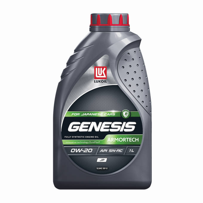 Масло LUKOIL GENESIS ARMORTECH JP 0W-20 SP, SP-RC/GF-6A, канистра 1л/0,834кг