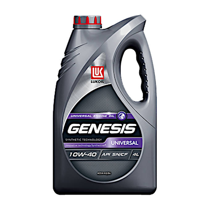 Масло LUKOIL GENESIS UNIVERSAL 10W-40 SN/CF, канистра 4л/3,424кг