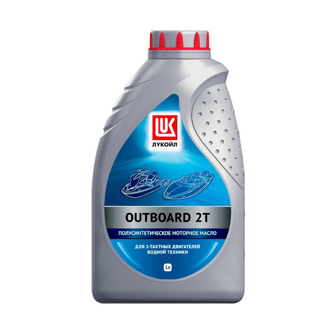 Масло LUKOIL OUTBOARD 2T, канистра 1л/0,872кг