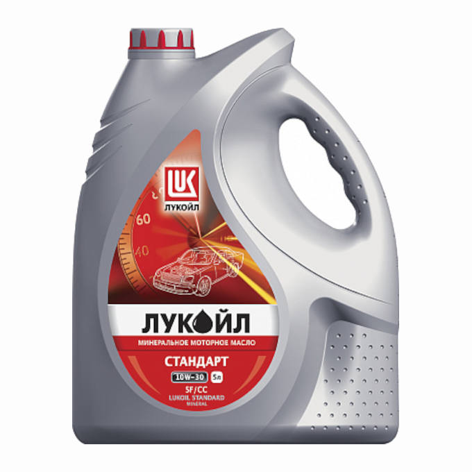 Масло LUKOIL STANDART 10W30 SF/CC, канистра 5л/4,4кг